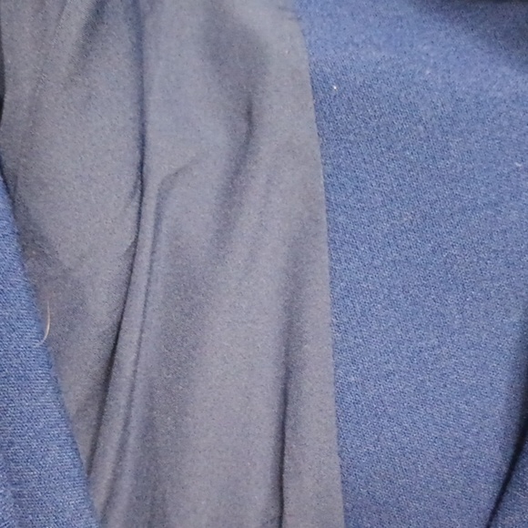 L'AGENCE Marine Blue Pleated Tank Asymmetrical Dress SSS - Picture 7 of 7